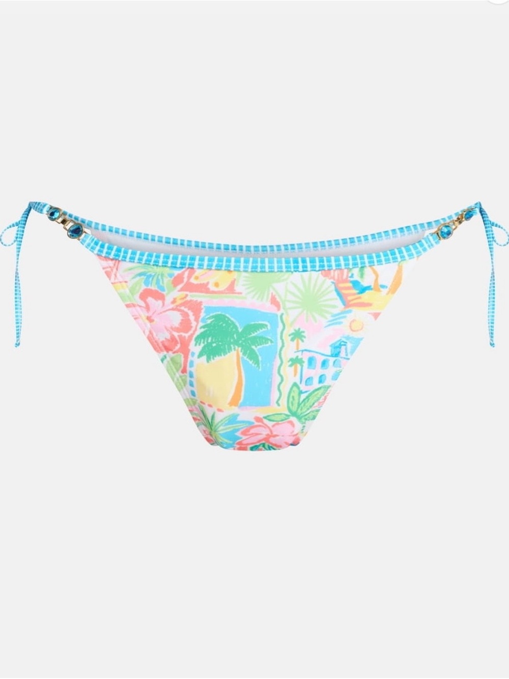 No Boundaries Low Waist Side Tie Bikini Bottoms